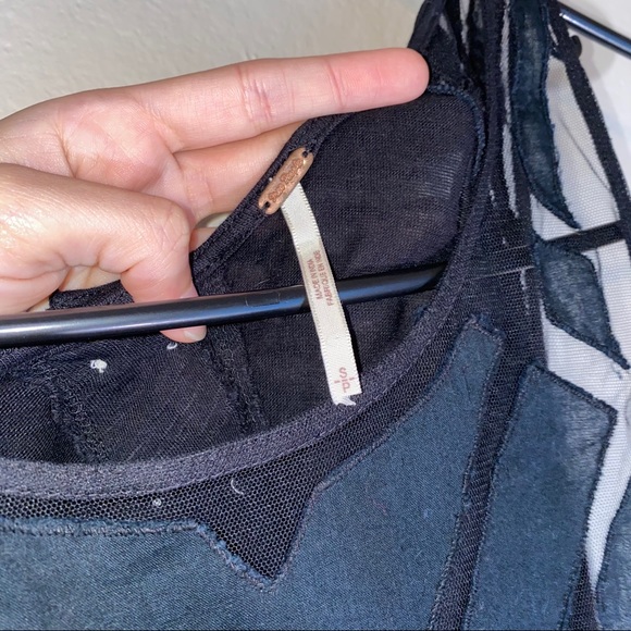 FREE PEOPLE black Ginger cutout tank - Picture 12 of 14